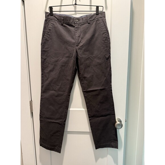 Banana Republic Aiden Slim Fit Chino Pants Mens 31 By 30 Dark Grey - Picture 1 of 3
